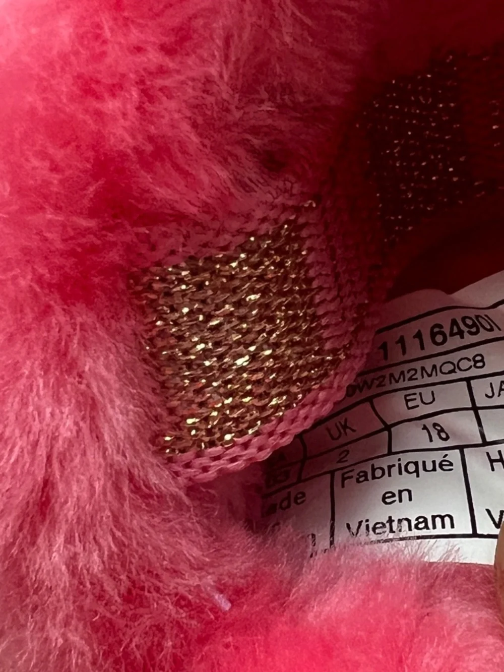 UGG Pink Rose I Fluff Yeah Slide 02/03 NWT